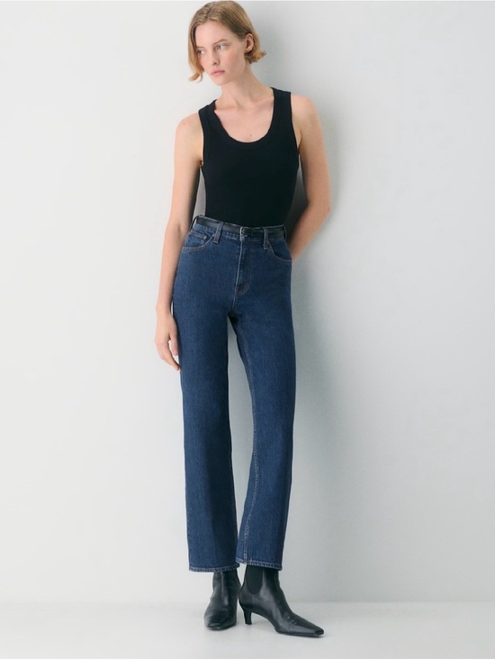 Denim Forum Denim - Denim Forum The Arlo Hi-Rise Straight Jean